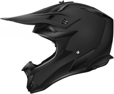 Echipamente - Cască ATV / Enduro Negru Mat M (59–60 cm) — Protecție off‑road, ventilație activă