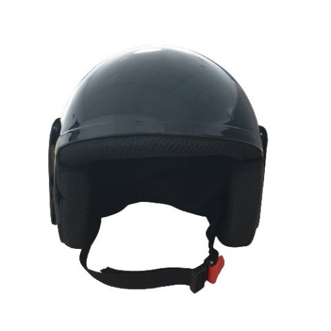 Cască scuter Open Face Negru Lucios — Design simplu, confort urban [2]