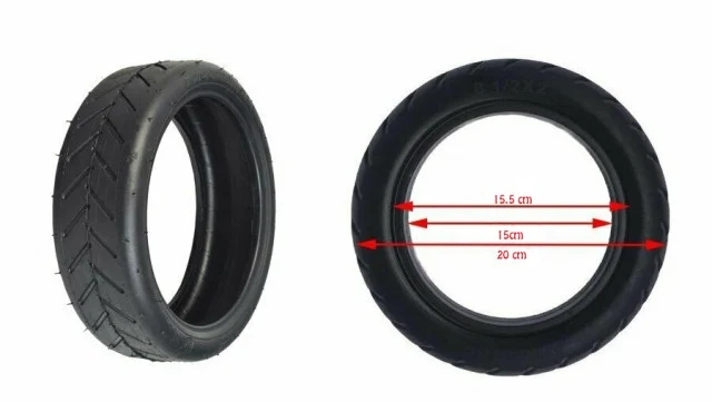 Cauciuc trotinetă electrică 8.5 inch – compatibil Xiaomi M365 și modele similare [2]