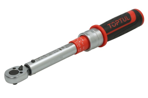 Scule și Unelte Moto - Cheie dinamometrică TOPTUL – 1/4", 5–25 Nm, 29.5 cm, profesională