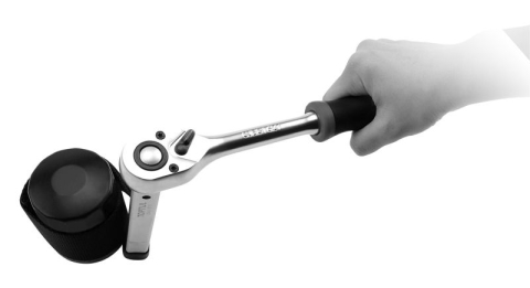 Cheie filtru ulei TOPTUL – 1/2", 152 mm, profesională [2]