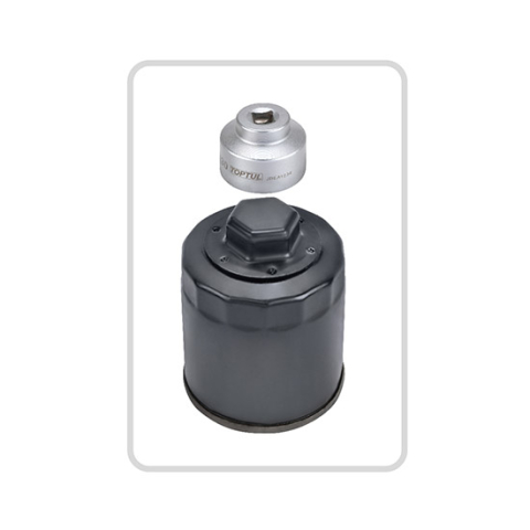 Cheie filtru ulei TOPTUL – set tubular 1/4", 6 buc, 24–38 mm [1]