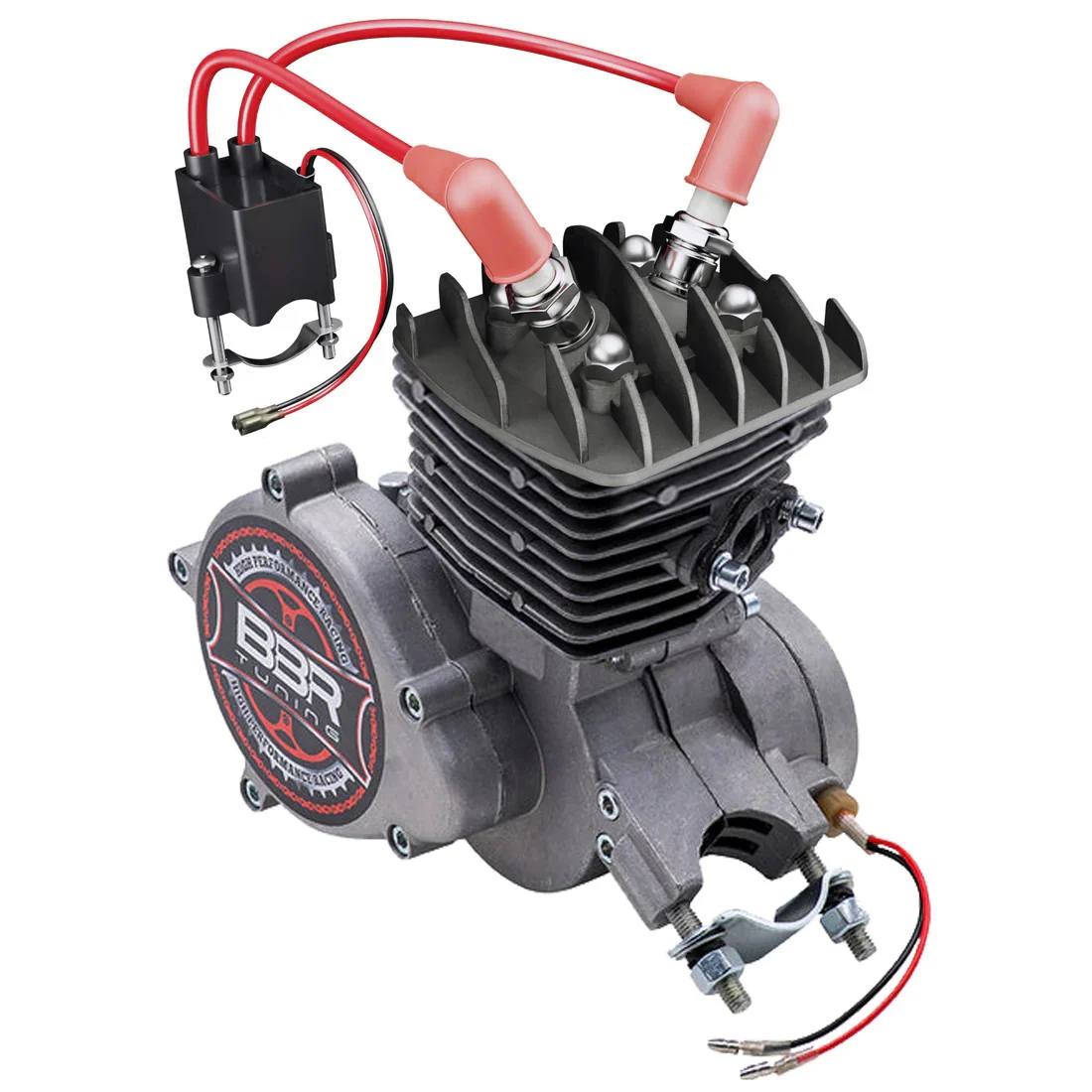 Chiulasă + Aprindere Tuning pentru kit motor bicicletă 100cc [1]