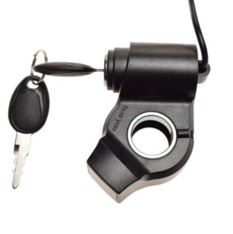 Contact trotinetă electrică KUGOO M4 – cu chei și voltmetru (cablu 2 m) [1]