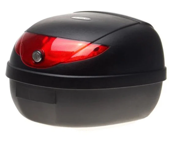 Accesorii - Cutie portbagaj Awina neagră 24L | ABS, stop reflectorizant, închidere cu cheie