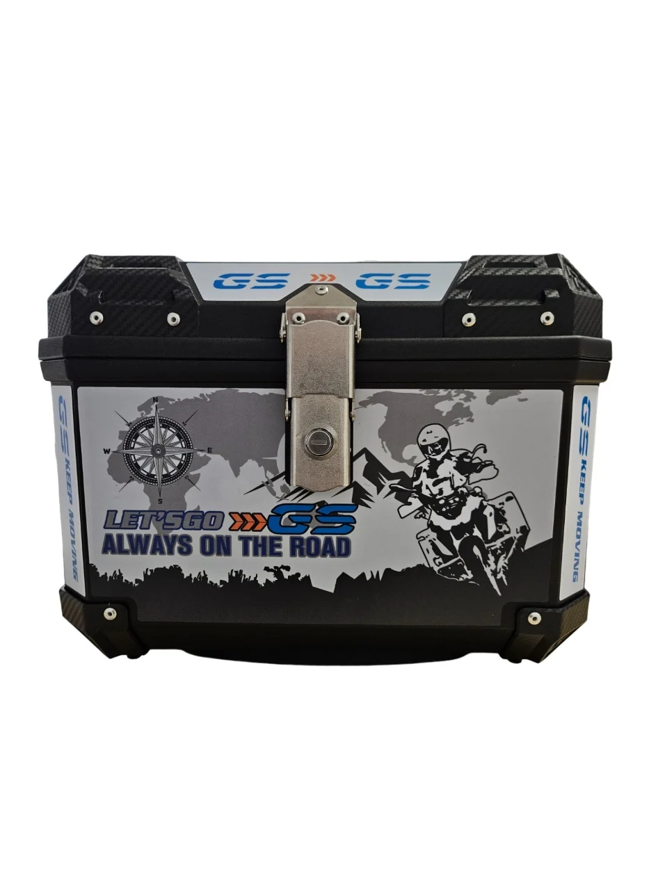 Cutie portbagaj Enduro 45L | Cutie moto cu închidere cu cheie și prindere inclusă [1]