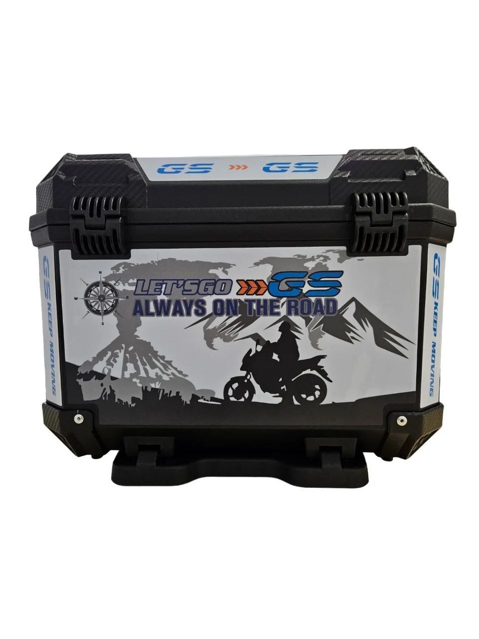 Cutie portbagaj Enduro 45L | Cutie moto cu închidere cu cheie și prindere inclusă [3]