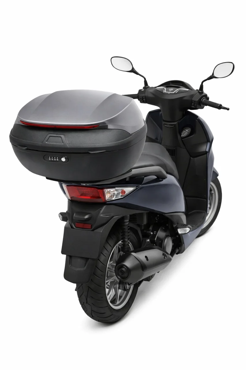 Cutie portbagaj RM-76 40L neagră | Topcase cu cifru Monolock și deschidere 90° [1]