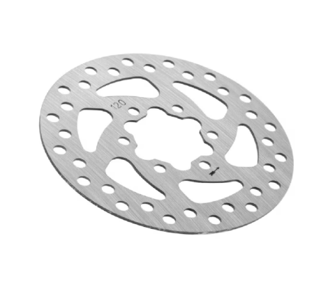 Trotinete Electrice - Disc frână 120 mm pentru trotinetă Kugoo / KuKirin G2 Pro – argintiu, set 6 șuruburi