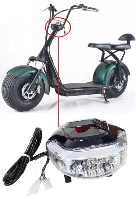 Far scuter electric CityCoco (60V) – cu contact, afișaj și prindere pe ghidon [5]