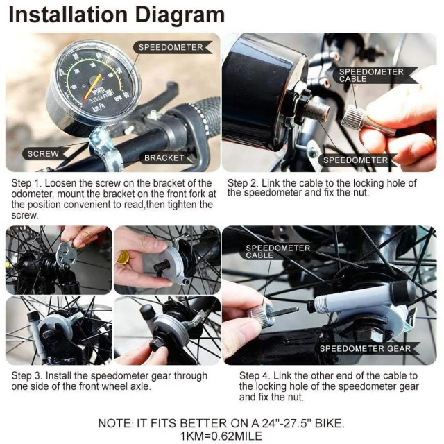 Kilometraj kit motor bicicletă pe benzină [2]