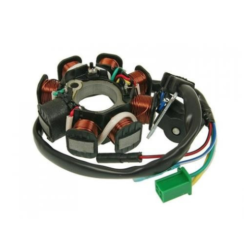 Magnetou - Magnetou scuter chinezesc 50–80cc – 8 bobine, mufa verde, 5 fire (4T)