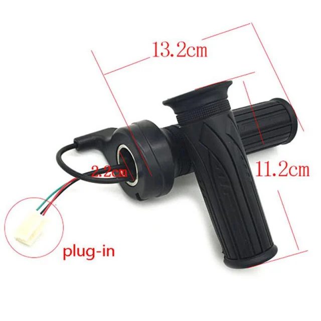 Manetă accelerație bicicletă / scuter electric (Model 3) – set stânga + dreapta, universal 12–72V [1]