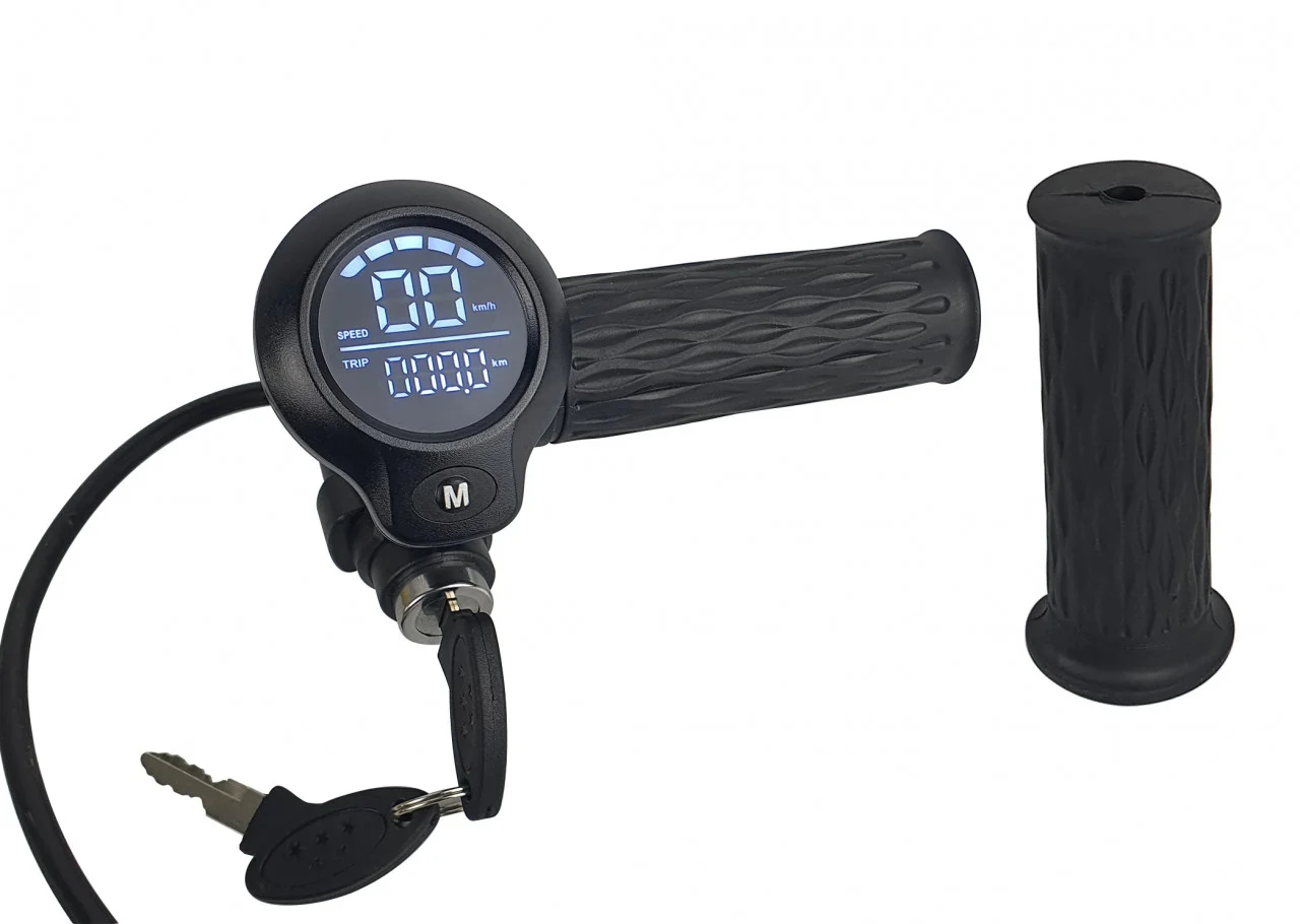 Electrice - Manetă accelerație + display (36–48V) – set stânga/dreapta, compatibil vehicule electrice