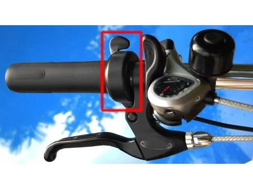 Manetă accelerație simplă pentru bicicletă / trotinetă electrică – 3 fire, tip „finger throttle” [3]