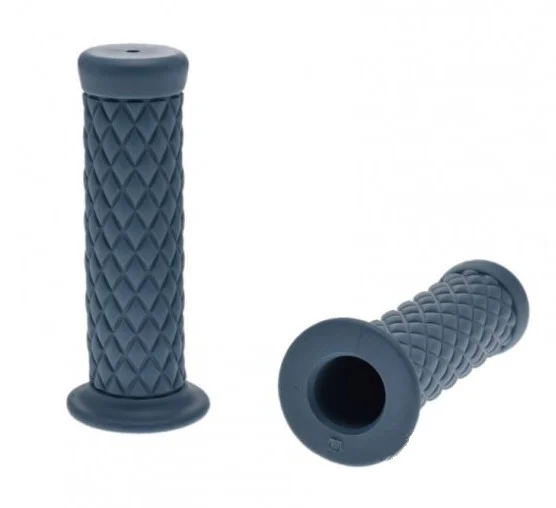 Accesorii - Mansoane ghidon scuter din cauciuc – Albastre, Ø 22 mm