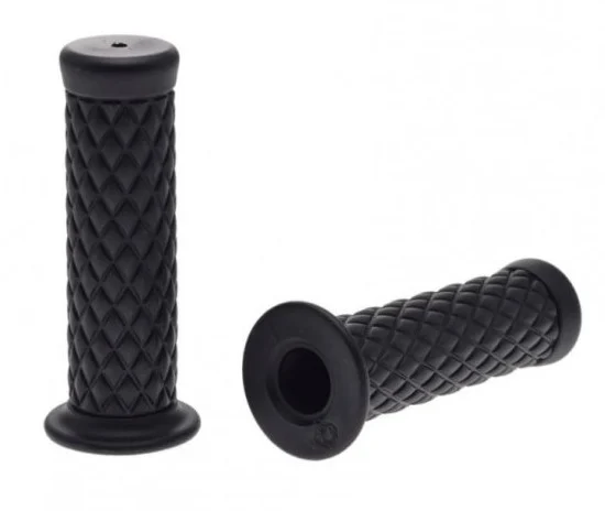 Accesorii - Mansoane ghidon scuter din cauciuc – Negre, Ø 22 mm
