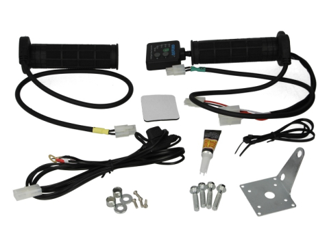 Mansoane Incalzite OXFORD Premium Adventure – 22 mm – 132 mm – Negru – Cu Termostat [1]