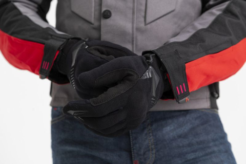 Mănuși moto touring ADRENALINE CITY PPE – Negru, Mărimea M [6]