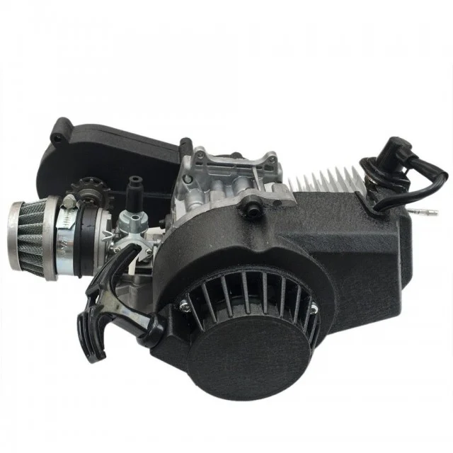 Pocket Bike & Mini ATV-uri - Motor complet Pocket Bike 49cc – cu reductor și pinion 13 dinți