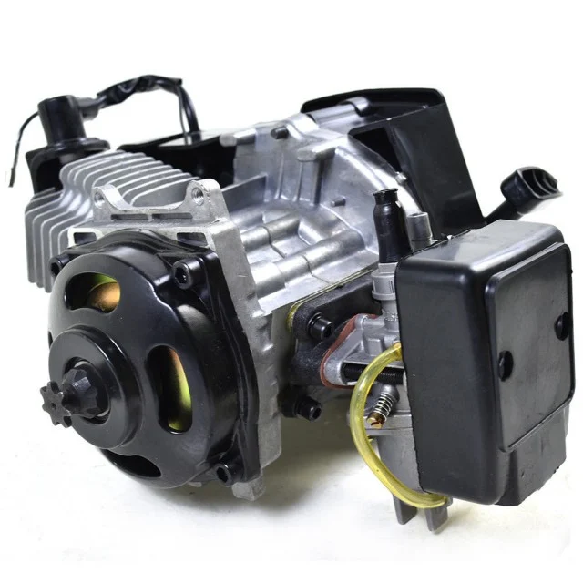 Motor complet Pocket Bike 49cc – fără reductor, cu carburator, filtru aer și demaror [1]