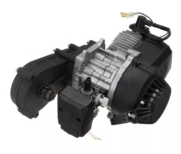 Pocket Bike & Mini ATV-uri - Motor complet Pocket Bike 65cc – cu reductor și pinion 11 dinți