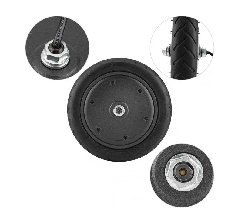 Diverse - Motor complet trotinetă electrică 350W, 36V – roată 8.5 inch (cu cauciuc + cameră montate)