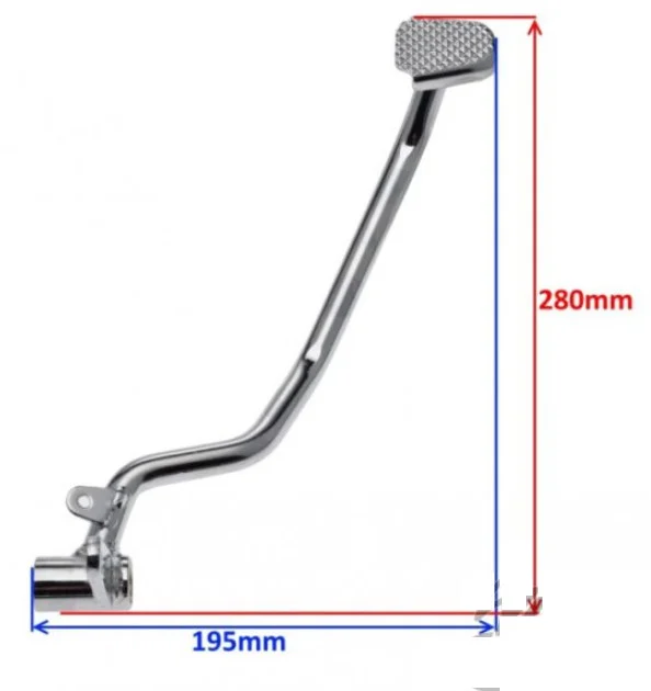 Pedală frână Yamaha YBR 125cc – Pedală frână spate metalică [1]