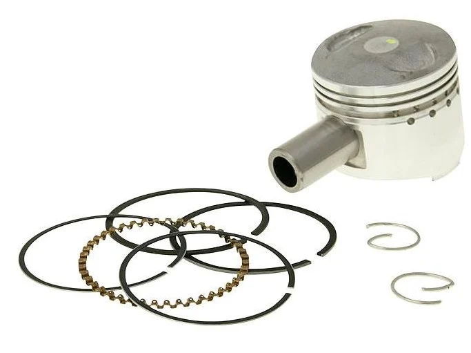 Piese & Consumabile scuter - Piston scuter 4T 80cc GY6 – 47 mm, bolt 13 mm, compatibil modele chinezești, Kymco, Peugeot V‑Clic