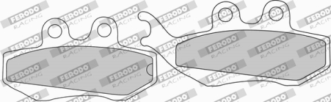 Plăcuțe Frână FERODO FDB677EF – Eco Friction – Aprilia / AJP 50–350 (1992–2014) [2]