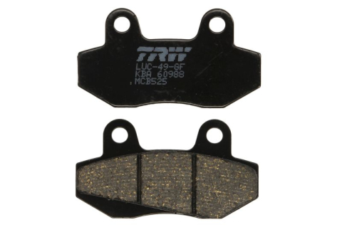 Placute - Plăcuțe Frână TRW MCB525 – Față/Spate, Organice – Daelim / Derbi / Honda 50–1000cc (1982–2010)