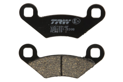 Placute - Plăcuțe Frână TRW MCB619 – Față/Spate, Organice – Polaris Sportsman 500–800 (2002–2011)