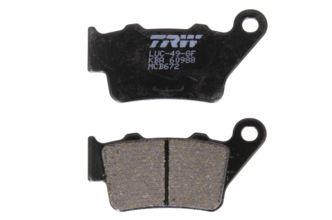 Placute - Plăcuțe Frână TRW MCB672 – Față/Spate, Organice – Aprilia / Beta / BMW 125–1200 (1993–2025)