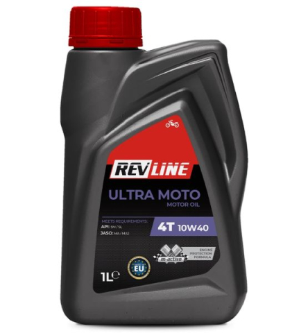 Ulei Motor - REVLINE Ultra Moto 10W40 4T – semi-sintetic