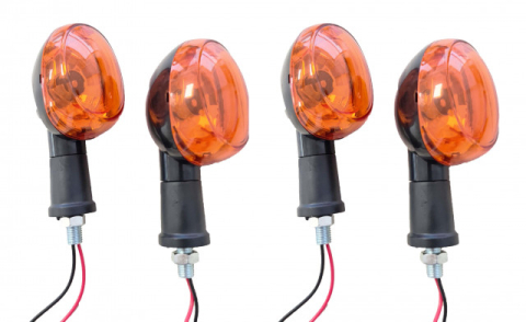 Piese & Consumabile scuter - Set 4 semnale scuter motocicletă Model 2 130×60 mm | Set 4 bucăți