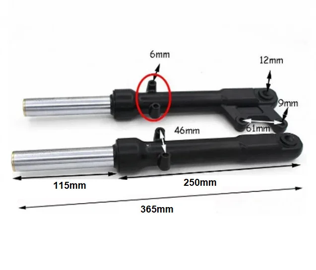 Set amortizoare față scuter electric CityCoco [1]