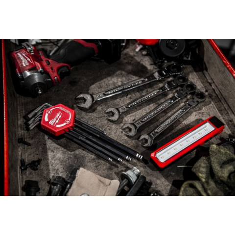 Set chei imbus Milwaukee HEX tip L – 9 buc, 1.5–10 mm [5]