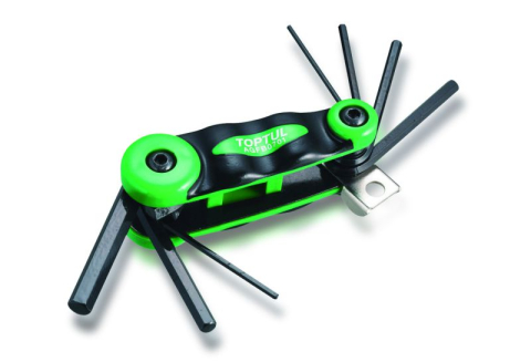 Scule și Unelte Moto - Set imbusuri TOPTUL – 7 buc, HEX, formă L, 2–8 mm