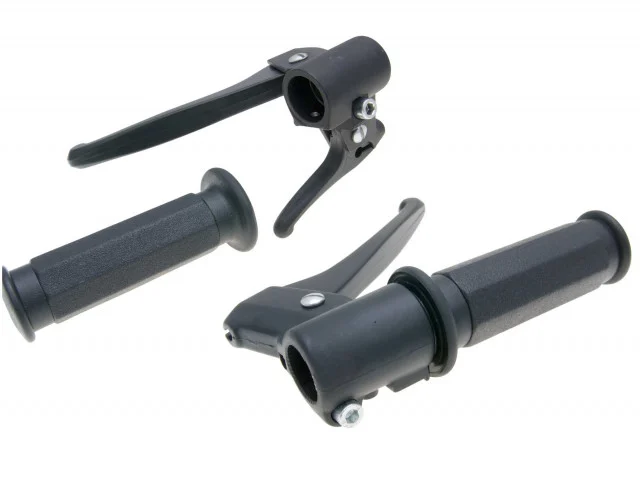 Scutere - Set manete frână + accelerație moped Piaggio Ciao – ansamblu complet comandă