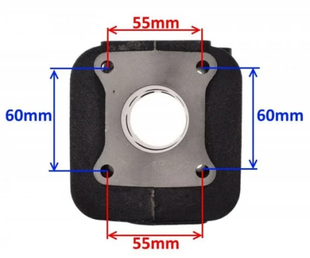 Set motor 2T 50cc Kymco / SYM AC – cilindru 39 mm, compatibil Calypso, Heroism, Jet, Mask [1]