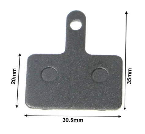 Set plăcuțe frână bicicletă / trotinetă – model 01B (compatibil Shimano M355, MT200) [1]