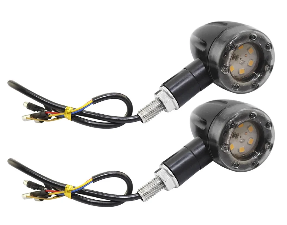 Piese & Consumabile scuter - Set semnalizări 5 LEDuri pentru scuter și motocicletă | Set 2 buc