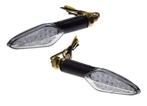 Piese & Consumabile scuter - Set semnalizari moto 19 LEDuri | Lumină galbenă set 2 buc