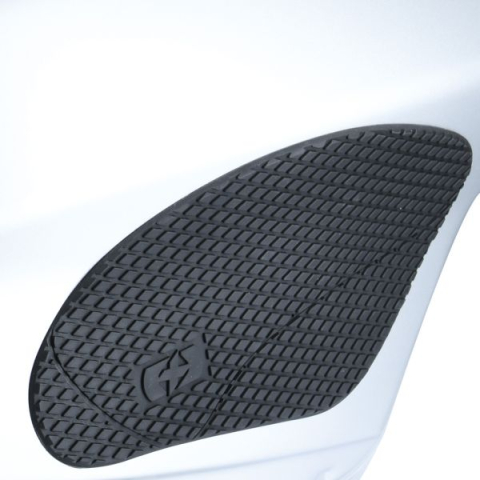 Sticker rezervor tank grips OXFORD Gripper – Universal, silicon negru, 250×135 mm [1]