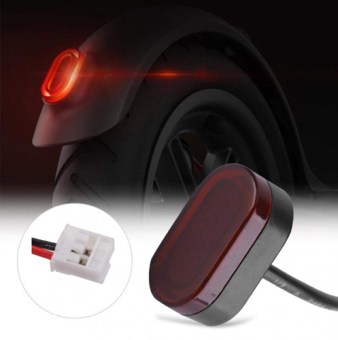 Diverse - Stop trotinetă electrică – lampă spate 33 × 18 mm, cablu 90 cm