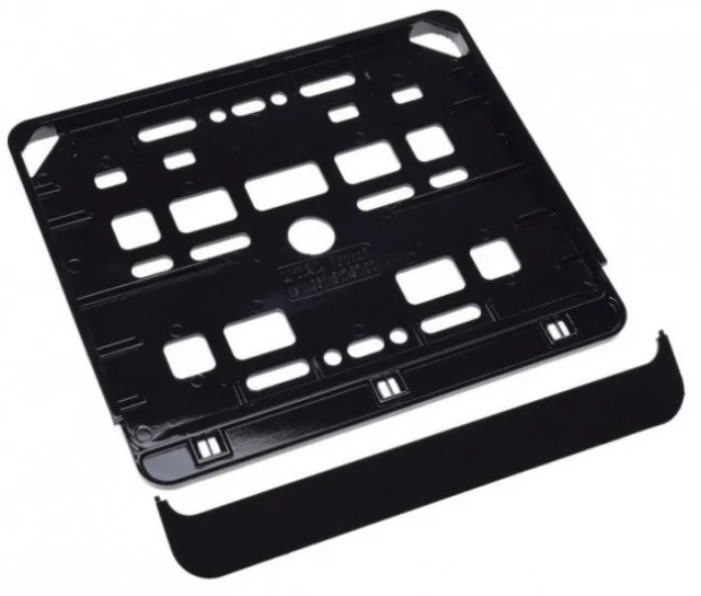 Diverse - Suport număr înmatriculare moto / ATV – 173 × 198 mm, plastic