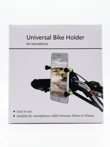 Suport telefon moto/bicicletă cu brațe metalice tip spider – prindere pe ghidon [3]