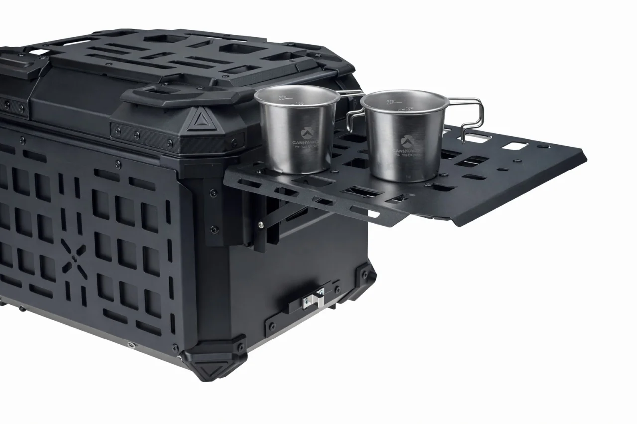 Top Case Touring Multifuncțional – 45 Litri, cu platforme laterale rabatabile [2]
