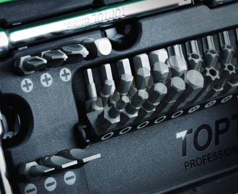 Trusă de scule TOPTUL – 41 piese, 1/4", HEX / PH / SL / PZ / TORX Tamper, profesională [3]