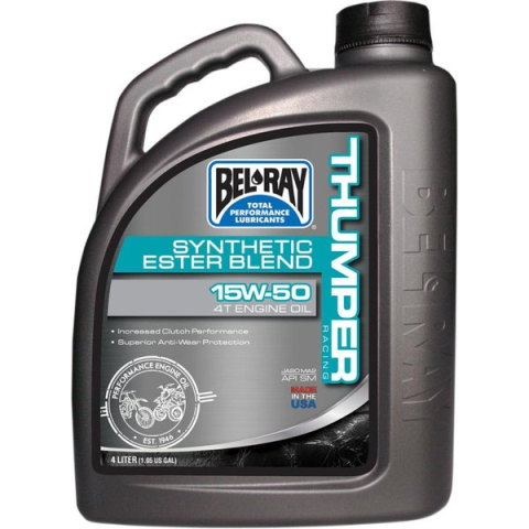 Ulei Motor Bel‑Ray Thumper Racing Synthetic Ester Blend 4T 15W‑50 [1]